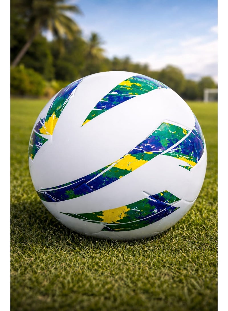 Ghana Football Size 5 Official Soccer Ball – Durable Material – Multi-Design & Colors - Image 2